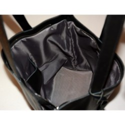 IRMA - duża pojemna wygodna damska torebka skórzana - kolor czarny i inne