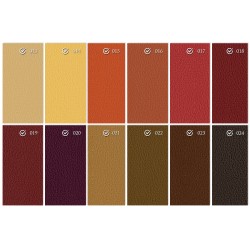 torebka skórzana - LINN - kolor camel jasny oraz 30 kolorów do wyboru