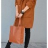 UMA - torba skórzana damska - minimalistyczna - w rozmiarze XL