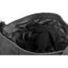 duża damska torebka skórzana - HOBO z kieszeniami i dodatkowym paskiem - 30 kolorów