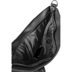EMMA - duża damska torebka skórzana z dodatkowym paskiem - KOLOR czarny i 30 innych