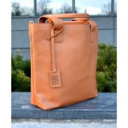 CHLOE - duża damska torba ze skóry naturalnej - minimalistyczna - 30 kolorów do wyboru