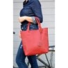 CHLOE - duża miejska damska torebka skórzana - 30 kolorów